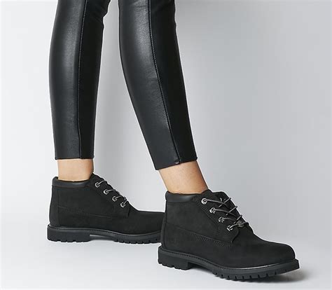 Timberland Nellie Chukka Double Waterproof Boots Black Mono - Women's ...