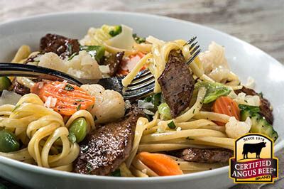 Beef Pasta Primavera Recipe