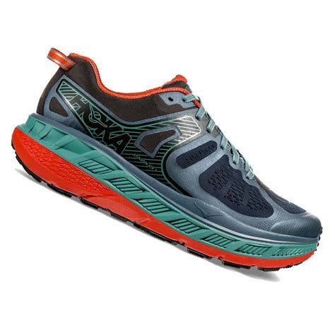 Hoka Stinson ATR 5 Mens Trail Running Shoes Storm Weather/Forest Night ...