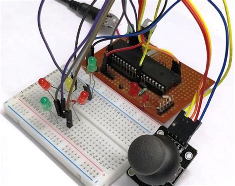 Interfacing Joystick with PIC Microcontroller (PIC16F877A)