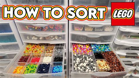 How To SORT LEGO LIKE A PRO with Mrs Bricksie! - YouTube