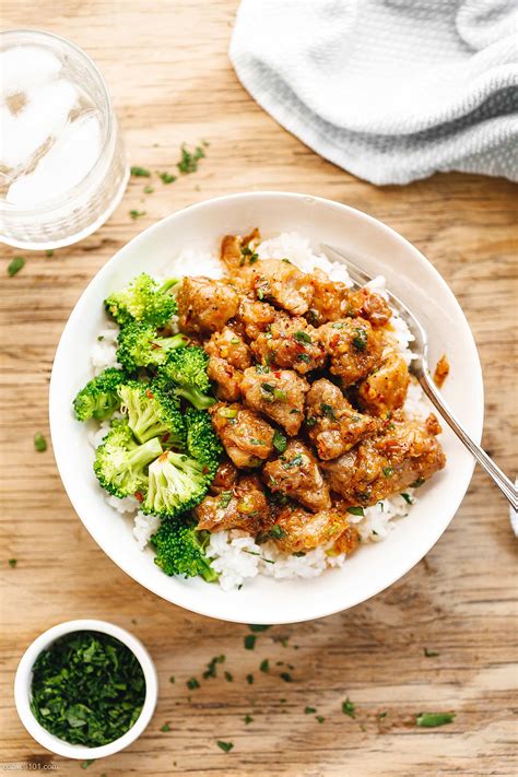 Honey Garlic Pork Rice Bowl Recipe – Pork Recipe — Eatwell101