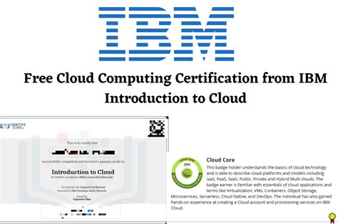 Free Cloud Computing Certification from IBM: Introduction to Cloud