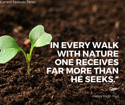 Top 31 Earth Day Quotes to Fall in Love with Nature - Current Festivals ...