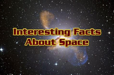 Interesting Facts about Space https://didyouknowscience.com/interesting-facts-about-space ...