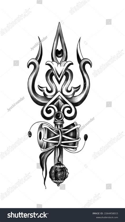 Lord Shiva Trishula Maha Shivaratri Stock Illustration 2264458015 | Shutterstock