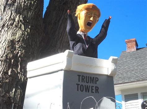 'Trump Wall' Surrounds West Hartford Home as Halloween Display Makes Statement - We-Ha | West ...