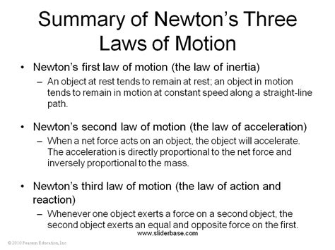 What Are Newton's Three Laws Of Motion