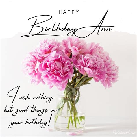 Happy Birthday Ann Images and Funny Cards