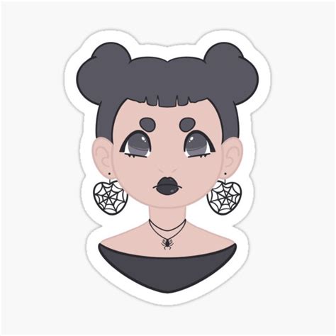 "Spider girl" Sticker by Witchteaart | Redbubble