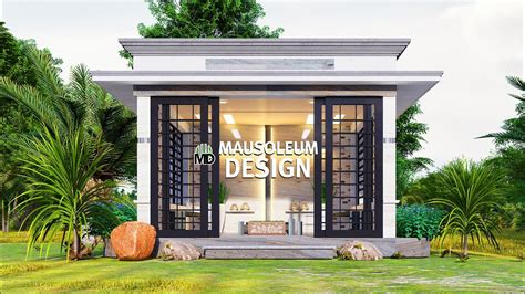 Mausoleum Design - Modern Elevated Mausoleum Design EP5 - YouTube