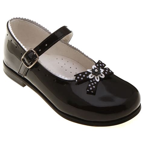 SALE Toddler Girls Black Mary Jane Shoes Patent Leather | Cachet Kids