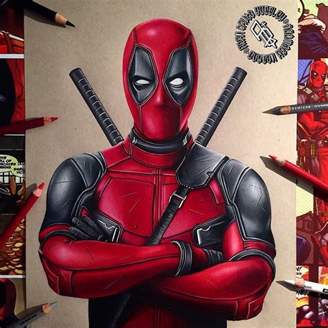 Deadpool Finished! L PRINTS are now available on my Etsy store! Only 10 each… | Deadpool art ...