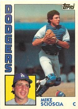 Mike Scioscia 1984 Topps Baseball Card - 1980s Baseball