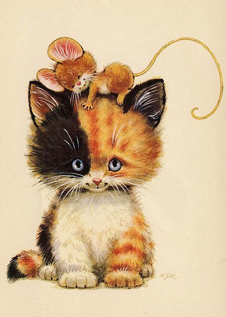 cat and mouse | Cat art, Cat drawing, Cats illustration