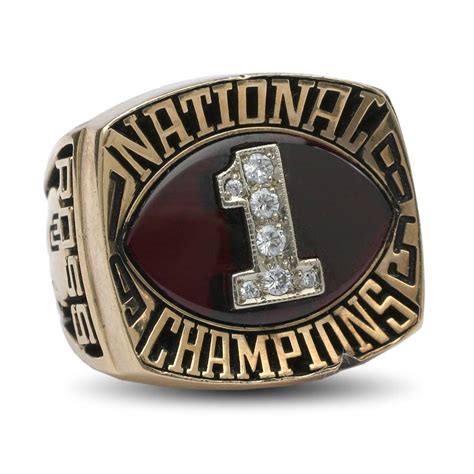 1985 Oklahoma Sooners National Champions Ring