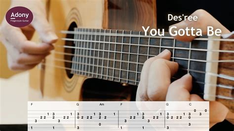 You Gotta Be ( ユー・ガッタ・ビー ) - Des'ree ( デズリー ) [Free TAB] ( Fingerstyle Guitar Solo ) - YouTube