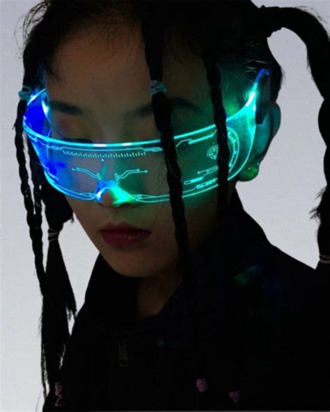 Futuristic Glasses | Cyberpunk Glasses |Techwear Gear