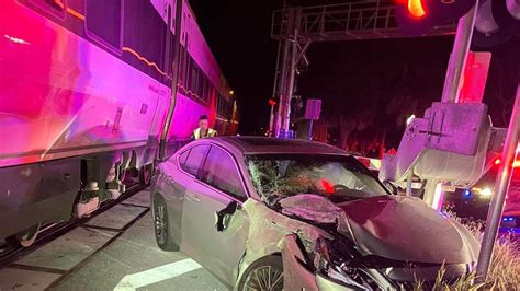 Occupants avoid injury in Stuart in Brightline train vs. car crash