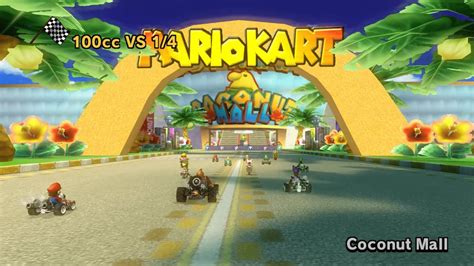 Coconut Mall Gameplay | Mario Kart Wii - YouTube