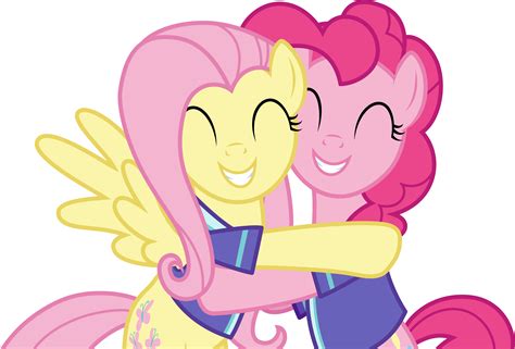 [Vector] Fluttershy and Pinkie Pie by DerAtrox on DeviantArt