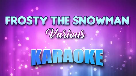 Frosty The Snowman (Karaoke & Lyrics) - YouTube