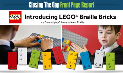 Lego Introducing LEGO Braille Bricks |Closing The Gap