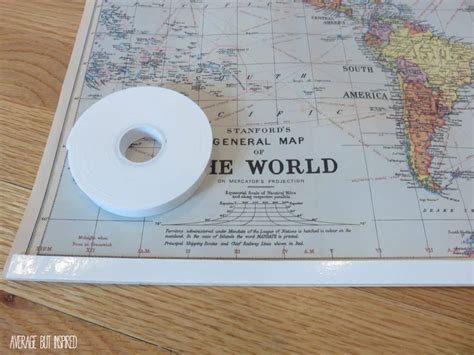 Easy DIY Map Art