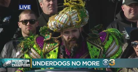 This Is How Jason Kelce Got His Memorable Mummers Suit - CBS Philadelphia