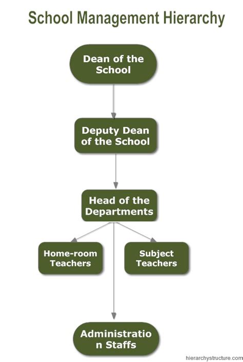 School Management Hierarchy Structure | Hierarchy Structure