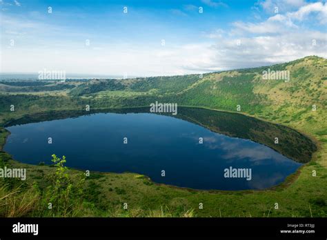 Crater Lake, Queen Elizabeth NP, Uganda Stock Photo - Alamy