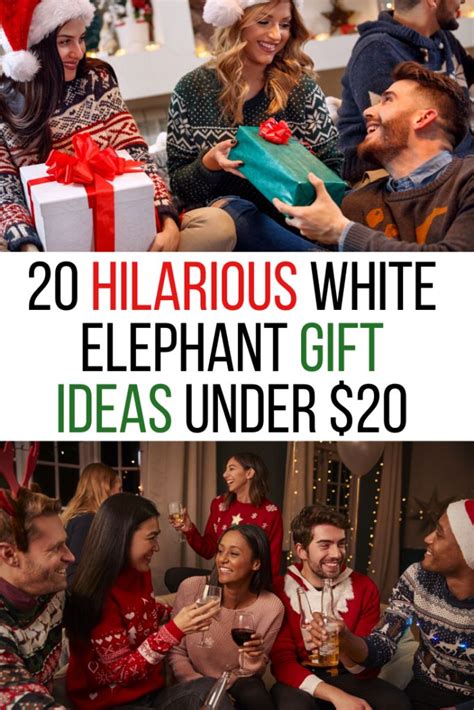 20 Hilariously Funny White Elephant Gifts Under $20 - College Her Way #christmas #whi… | White ...