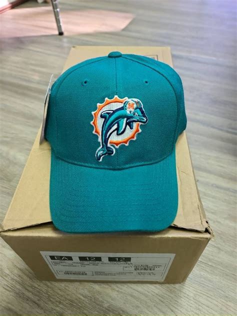 Miami Dolphins Vintage Hat Snapback Cap Teal Orange N… - Gem