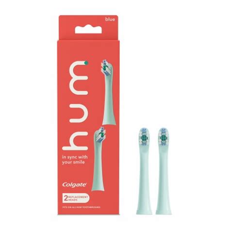 Colgate hum Toothbrush Replacement Heads - Teal, 2 pk - Kroger