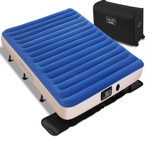 Buy EZ-Bed Inflatable Air Mattress with Frame - Luxury Self Inflating Blow Up Guest Airbed Cot ...