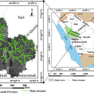 Location map of Al-Madinah Al-Munawarah Province | Download Scientific ...