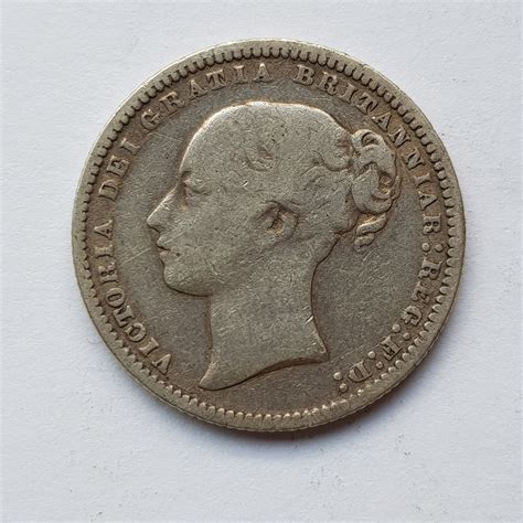 1875 Queen Victoria Silver Shilling - M J Hughes Coins