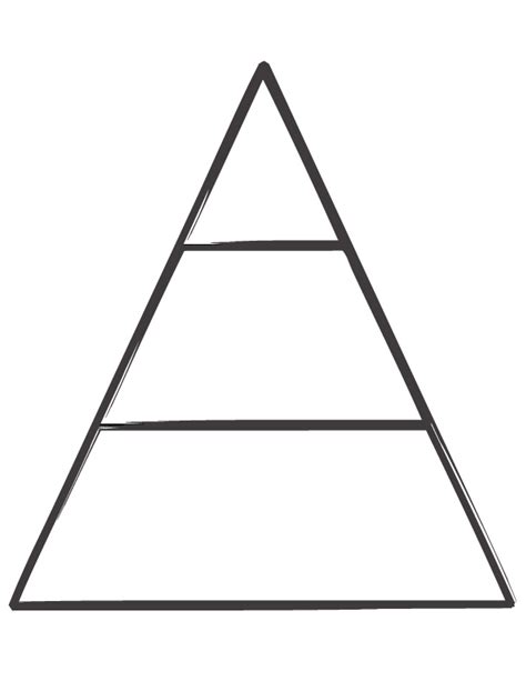 Food Pyramid Blank Template