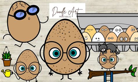 A Good Egg Clip Art Pack - Etsy