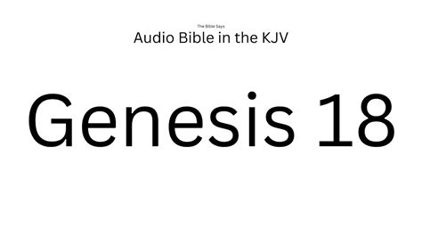 Genesis 18, audio bible, listen, movies, jesus christ, christianity, holy bible ...