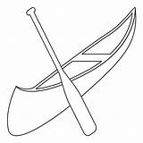 Canoe Coloring Pages Sketch Page sketch template