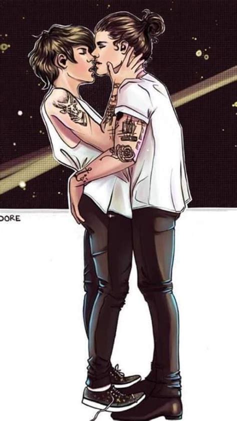 Larry Stylinson Fanart | Larry, Larry stylinson, Harry styles photoshoot