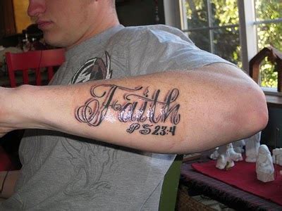 Best Tattoos For Men: Faith Tattoo Designs