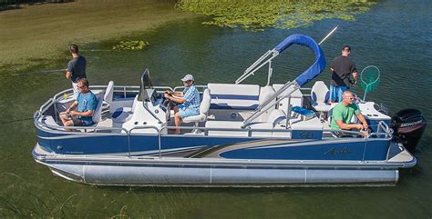 6 of the Best Fishing Pontoon Boats For Fishing of 2018 - BoatGuide.com