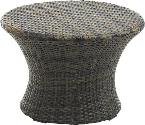 Round Rattan Coffee Table / Round Natural Rattan Wicker Cane Coffee Table With Timber Centre ...