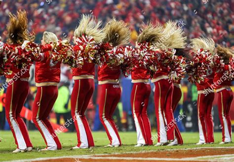 Kansas City Chiefs Cheerleaders Perform On Editorial Stock Photo - Stock Image | Shutterstock