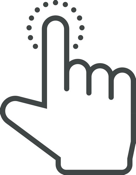 Hand Click Icon Png