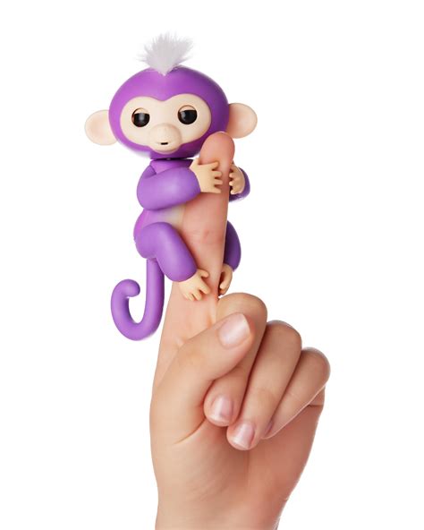 WowWee Fingerlings Monkey - Mia - Purple