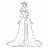 Queen Coloring Pages Characters Printable Colouring Drawing Esther  sketch template