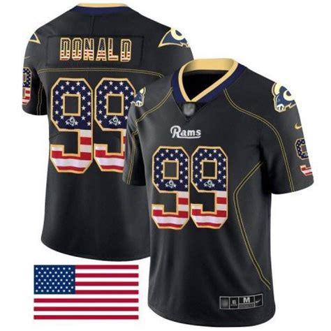 Rams Aaron Donald US Flag Black Edition Jersey – US Sports Nation